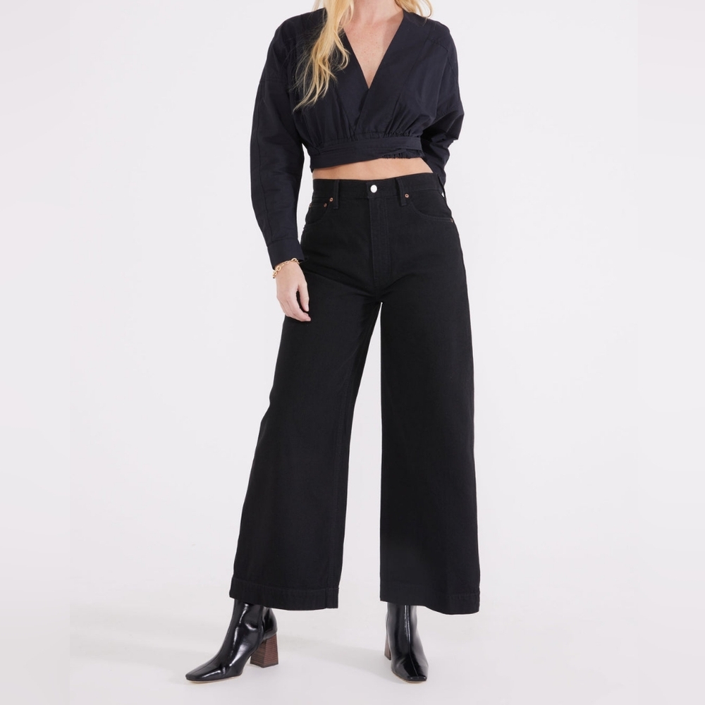 Ética Wide Leg Devon Jeans Black 29